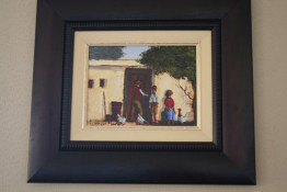 Here's one more painting you can discover at the Kingsbury Cottage.