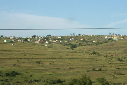 The tribal Xhosa people of the Eastern Cape appear to live in substantially better houses than those who have relocated to the shanty towns that are on the outskirts of almost every city of any size in South Africa. That said, the economies of the rural areas are generally little more than subsistence farming, and most of the land is held in common by the local tribes. Historically, the northeastern boundary of the Eastern Cape, the Transkei (or the land beyond the Kei River) was established as a separate country (a Homeland) in 1959, but was later incorporated into South Africa and the Eastern Cape province in April 1994.