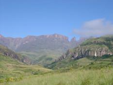 The climb up Monk's Cowl is spectacular. Most Drakensberg climbers are experienced back-packers who spend days in the mountains and carry their own light-weight tents and provisions.