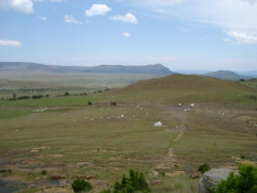 This is where the army was camped, with ox drawn wagons of ammunition and supplies. Perhaps because the land is so rocky, the weather so hot, or their stay to be brief, the English did not dig trenches or erect defensive walls. In fact they were breaking camp to move when the attack began. All catastrophic blunders, as the Zulus took no prisoners, immediately disemboweling any remaining wounded.